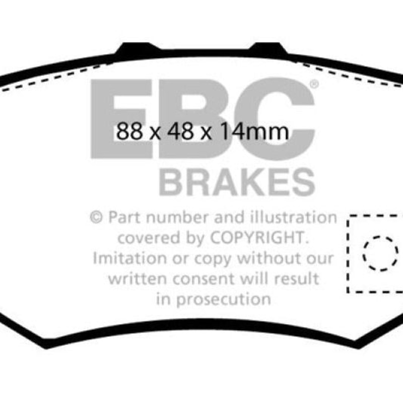 EBC 02-04 Honda CR-V 2.4 Greenstuff Rear Brake Pads