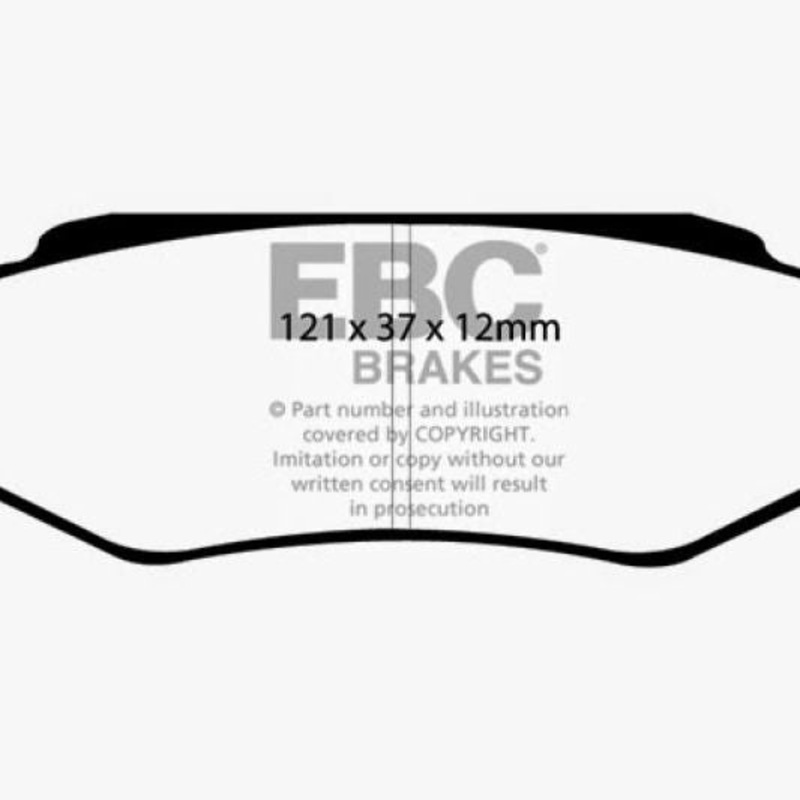 EBC 03-04 Cadillac XLR 4.6 Bluestuff Rear Brake Pads