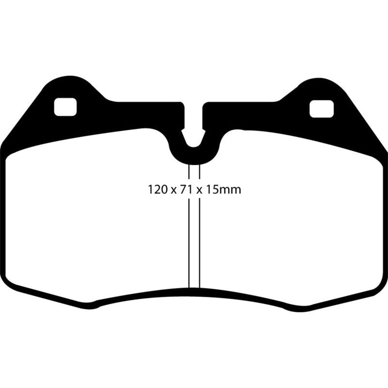 EBC 03-04 Infiniti G35 3.5 (Manual) (Brembo) Bluestuff Front Brake Pads