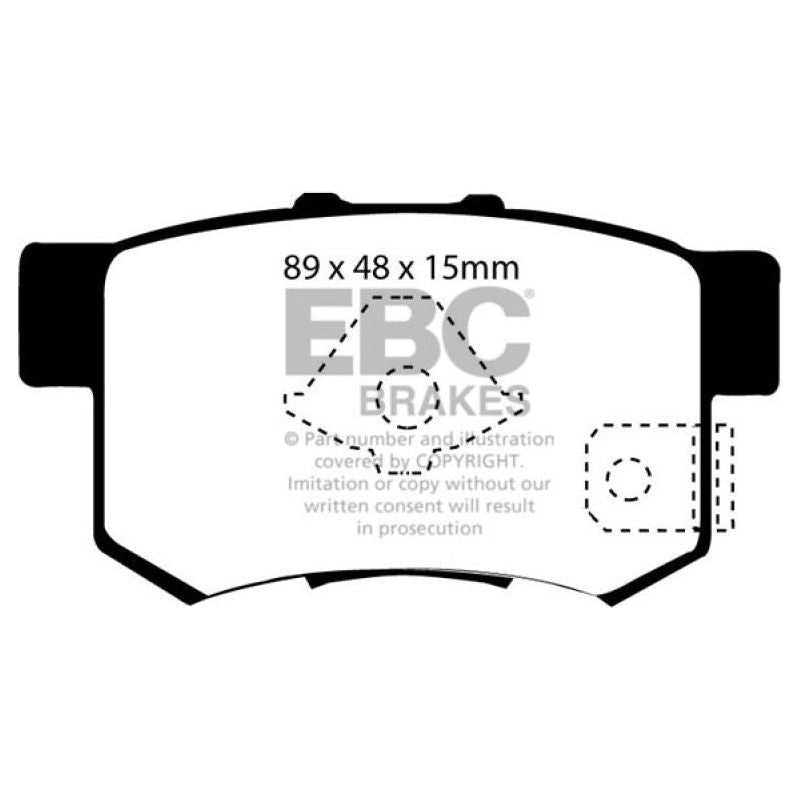 EBC 05-06 Honda CR-V 2.4 Greenstuff Rear Brake Pads
