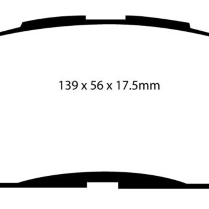 EBC 06-08 Toyota RAV 4 2.4 Greenstuff Front Brake Pads