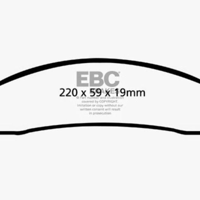 EBC 06-11 Dodge Ram 1500 Mega Cab 2WD Extra Duty Front Brake Pads