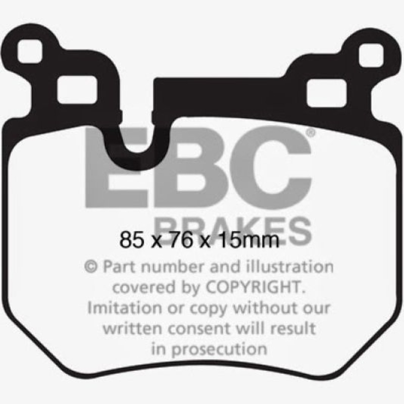 EBC 08-10 BMW 135 3.0 Twin Turbo Bluestuff Rear Brake Pads