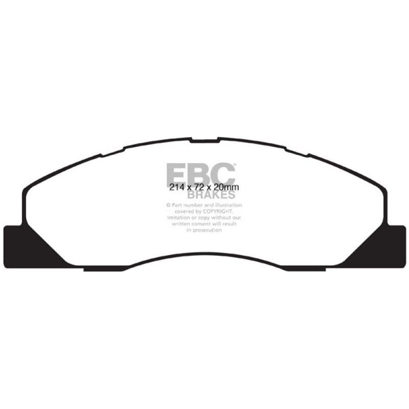 EBC 09-11 Dodge Ram 2500 Pick-up 5.7 2WD/4WD Greenstuff Front Brake Pads