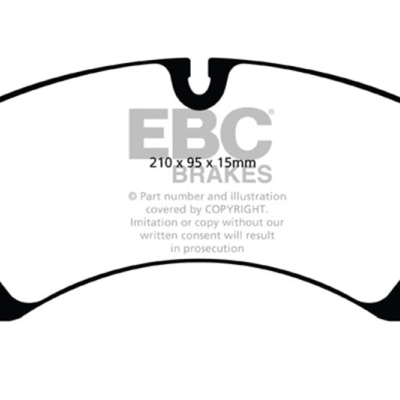 EBC 10+ Porsche Cayenne 3.0 Supercharged Hybrid Bluestuff Front Brake Pads