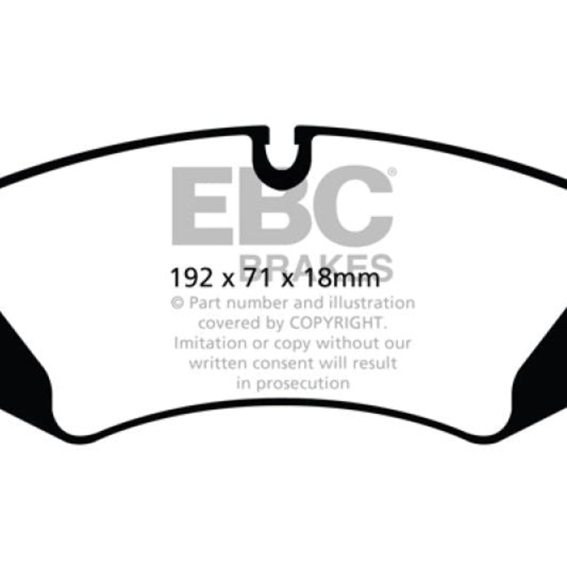 EBC 14+ Land Rover LR4 3.0 Supercharged Extra Duty Front Brake Pads