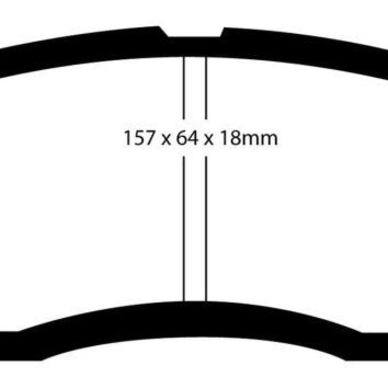 EBC 15-21 Subaru WRX 2.5L (Excl 2022 Models) Bluestuff Front Brake Pads