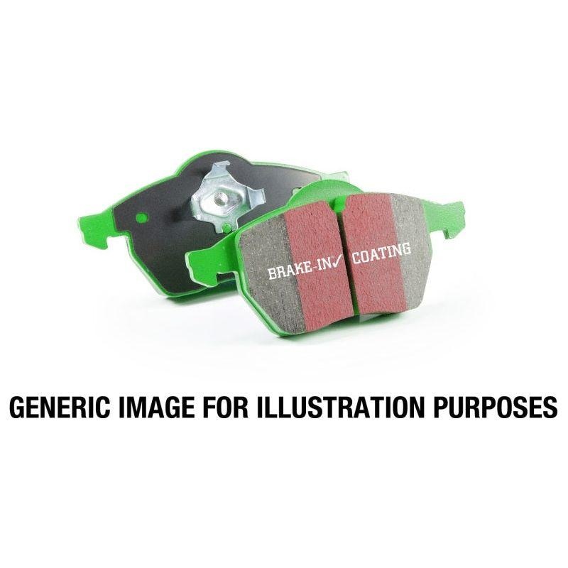 EBC 2015+ Fiat 500X 1.4L Turbo Greenstuff Front Brake Pads