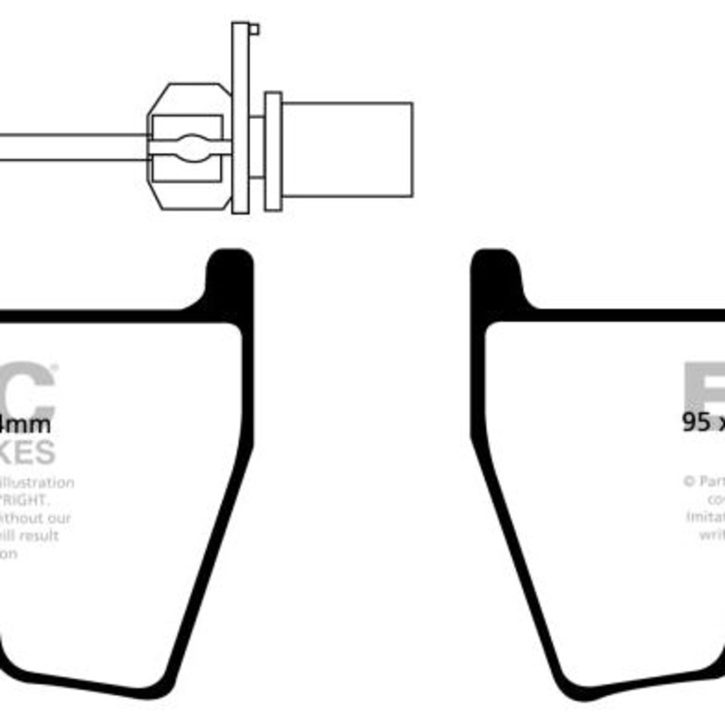 EBC 2018+ Audi TT RS Quattro 2.5L Turbo Bluestuff Front Brake Pads