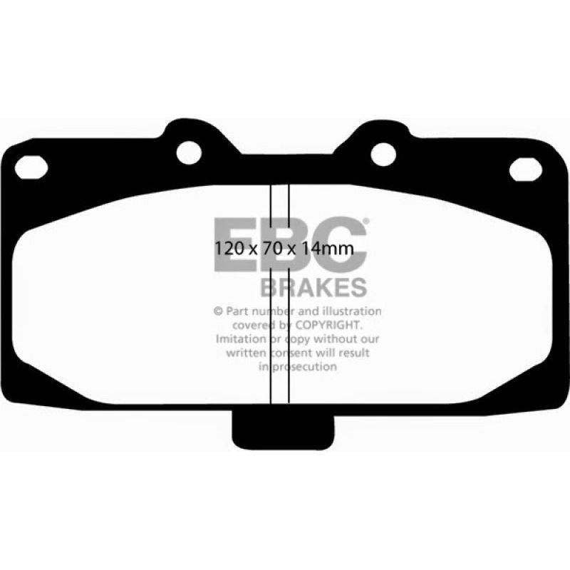 EBC 89-95 Nissan Skyline (R32) 2.6 Twin Turbo GT-R Bluestuff Front Brake Pads