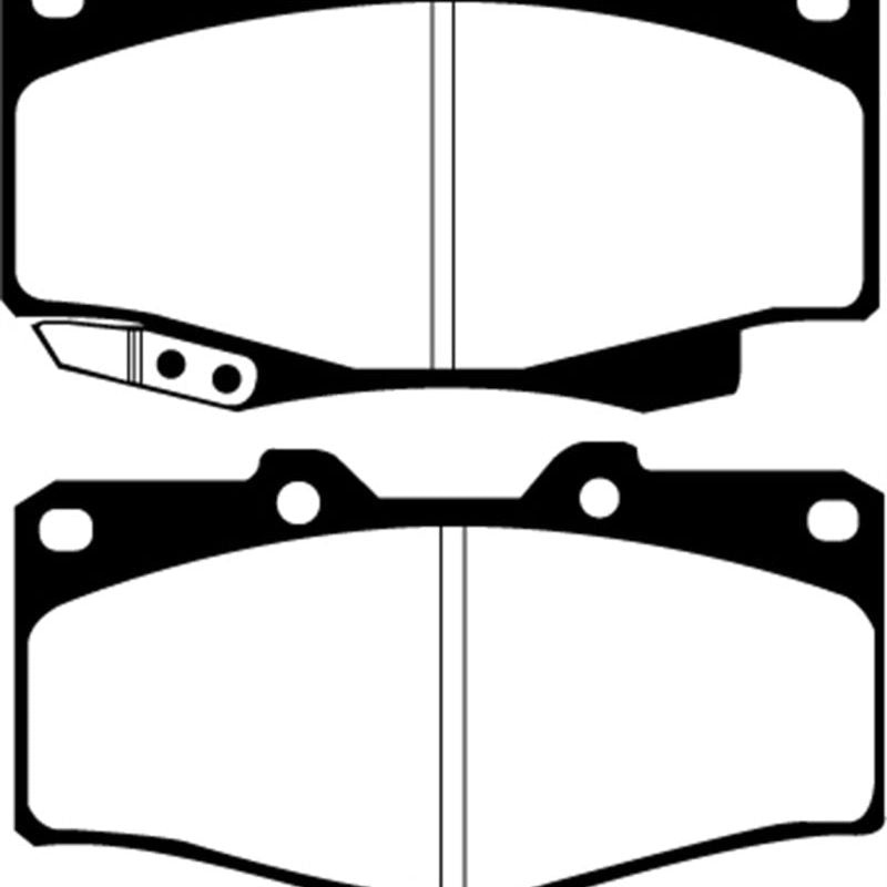 EBC 90-91 Toyota 4 Runner 2.4 Greenstuff Front Brake Pads