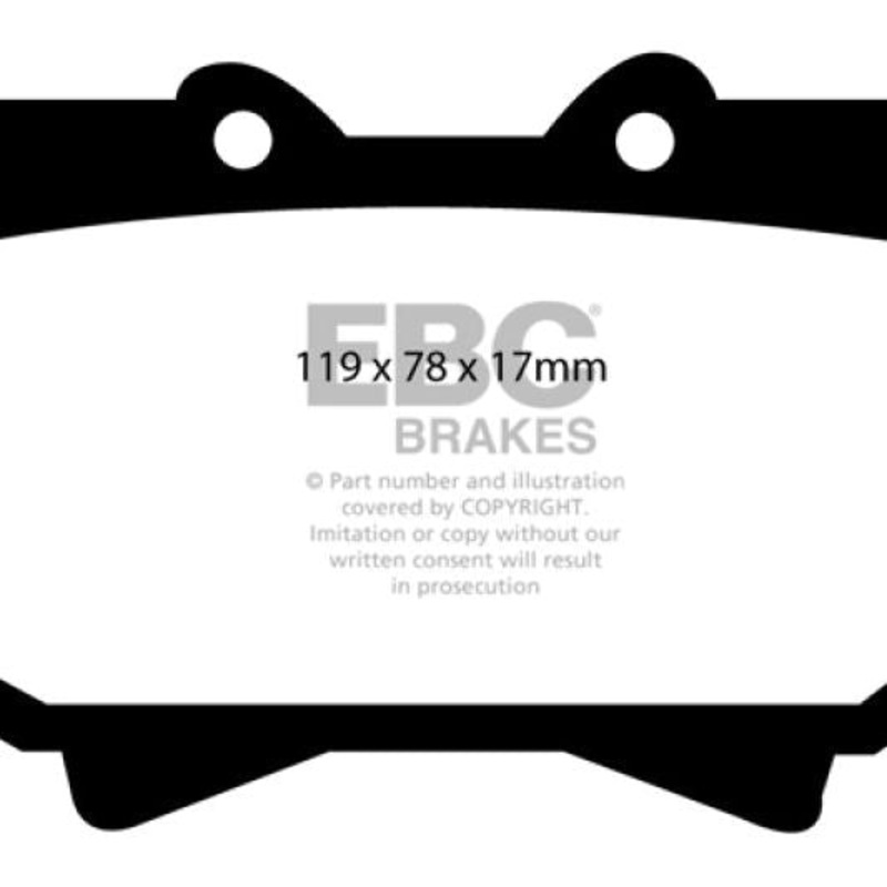 EBC 98-07 Lexus LX470 4.7 Greenstuff Front Brake Pads