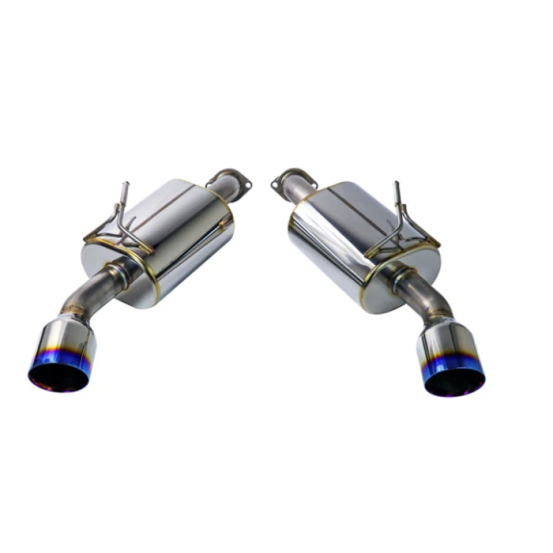 REMARK 14+ Infiniti Q50 Axleback Exhaust w/Mufflers - Burnt Double Wall Tip