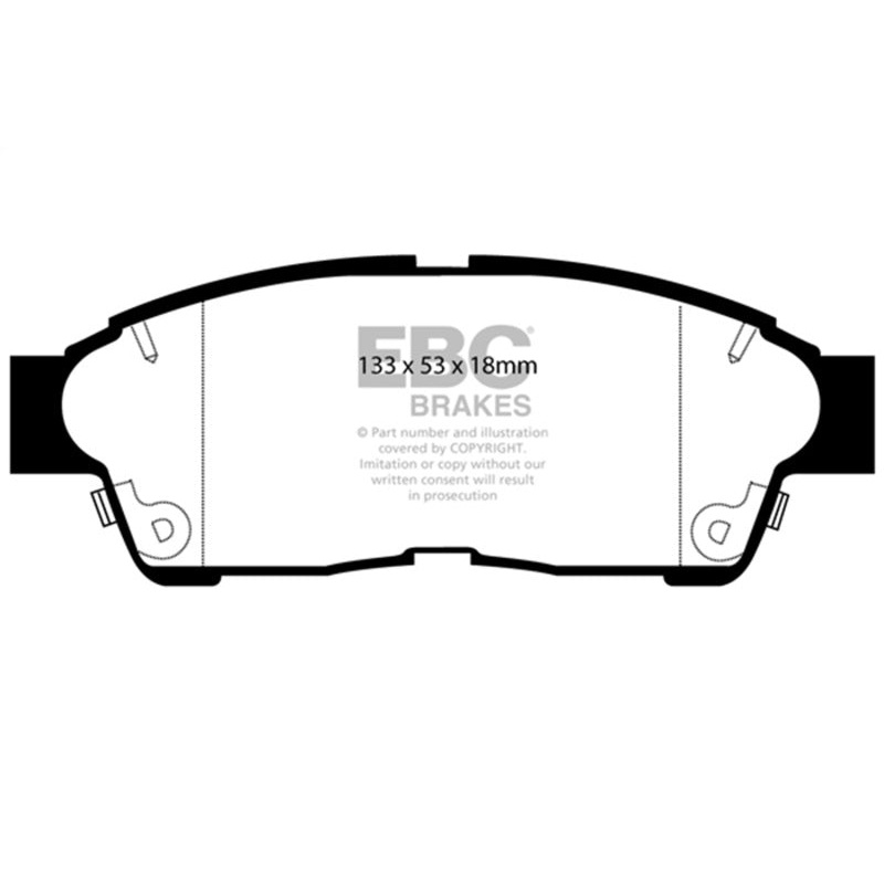 EBC 94-99 Toyota Celica 1.8 Yellowstuff Front Brake Pads