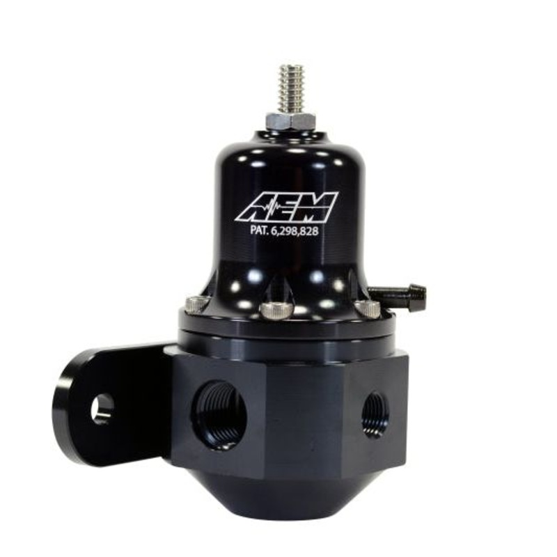 AEM High Capacity Universal Black Adjustable Fuel Pressure Regulator