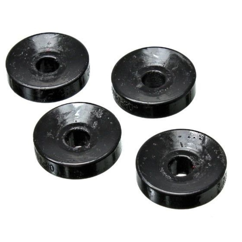 Energy Suspension 06-11 Honda Civic SI Black Rear Shock Upper Bushing Set