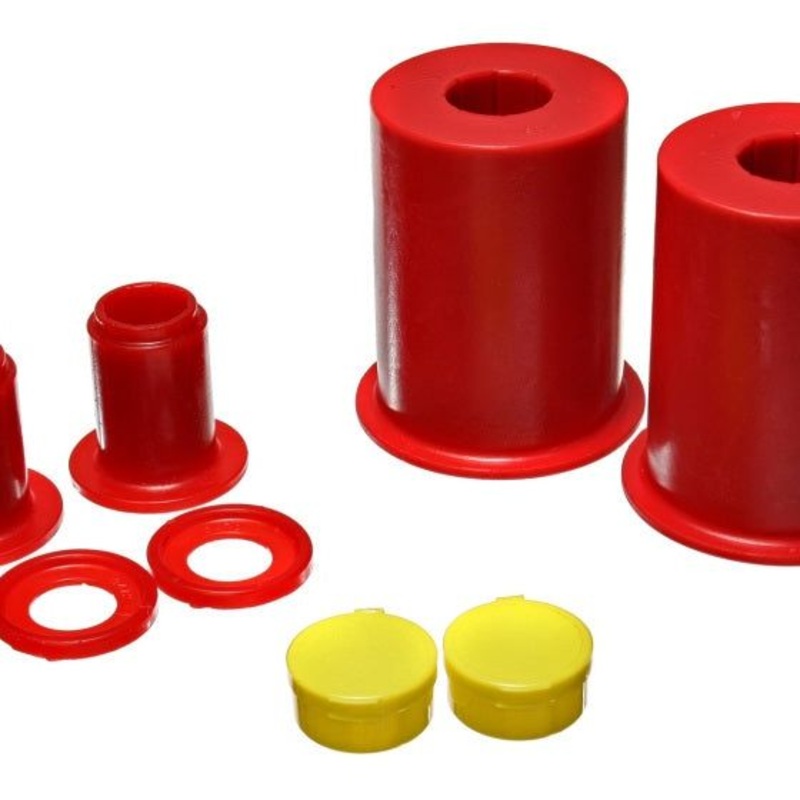 Energy Suspension 05-13 Ford Mustang Red Front Lower Control Arm Bushings (Must reuse outer metal sh