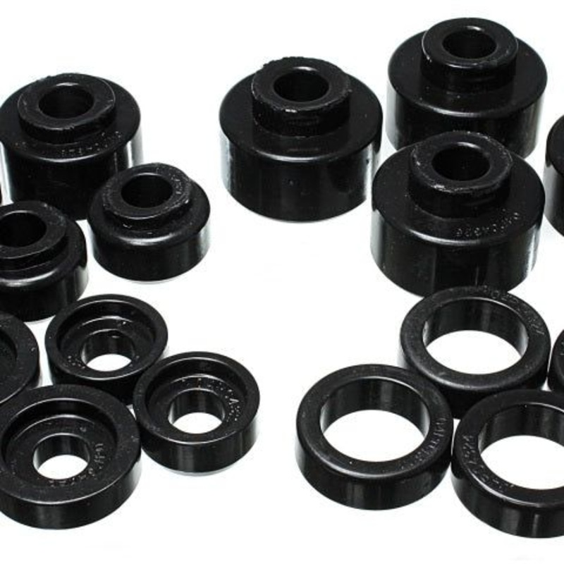 Energy Suspension 99-07 Ford F-250/F-350 SD 2/4WD Crew Cab Body Mount Set - Black