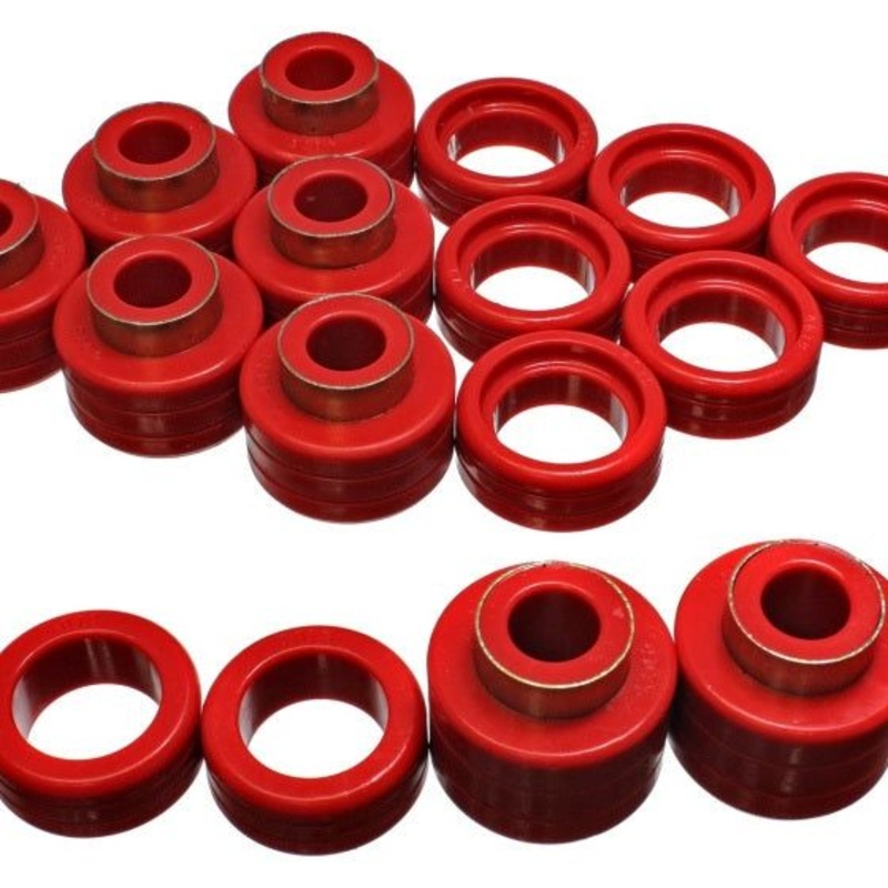 Energy Suspension Chevy Xtra Cab 2&4Wd Body Mts - Red