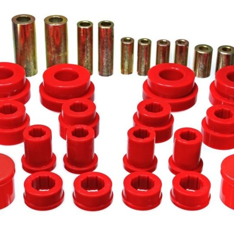 Energy Suspension 02-09 350Z / 03-07 Infiniti G35 Red Front Control Arm Bushing Set