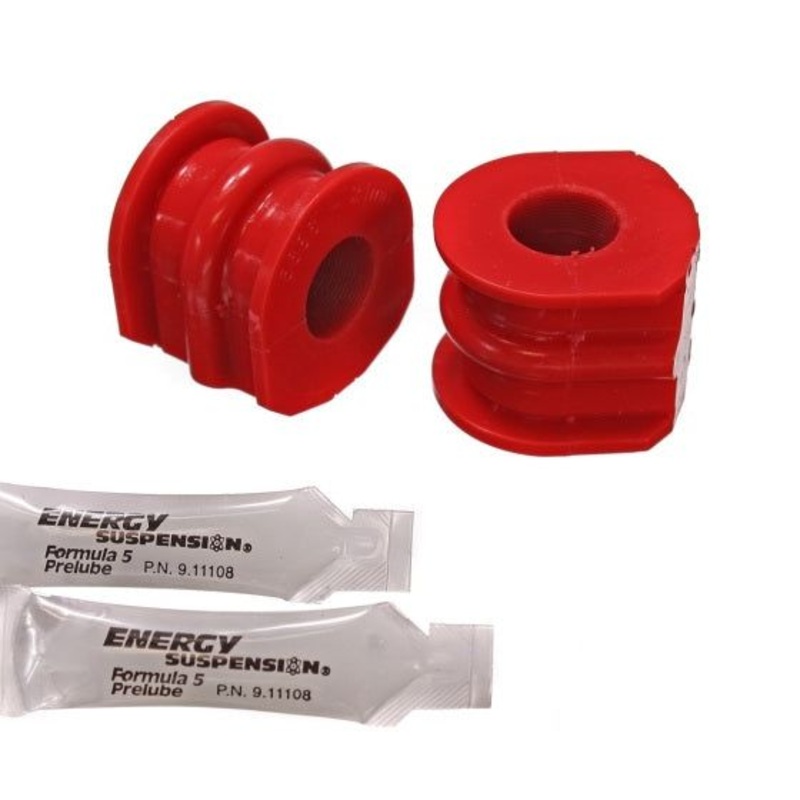 Energy Suspension 03-07 Infiniti G-35 Coupe RWD / 02-09 350Z Red 21mm Rear Sway Bar Frame Bushings