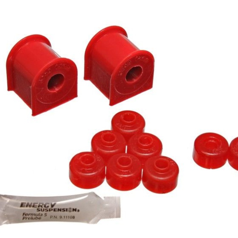 Energy Suspension 89-94 Nissan 240SX (S13) Red 15mm Rear Sway Bar Bushing Set