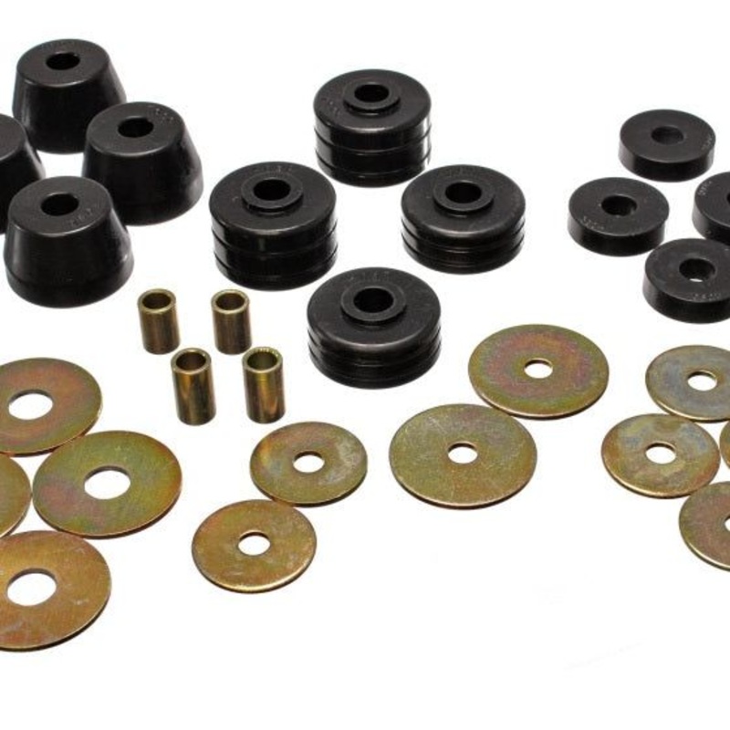 Energy Suspension D100-300 2&4Wd Body Mounts - Black