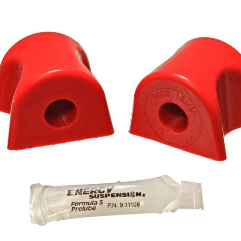 Energy Suspension 13 Scion FR-S / Subaru BRZ Red 18mm Front Sway Bar Bushing Kit