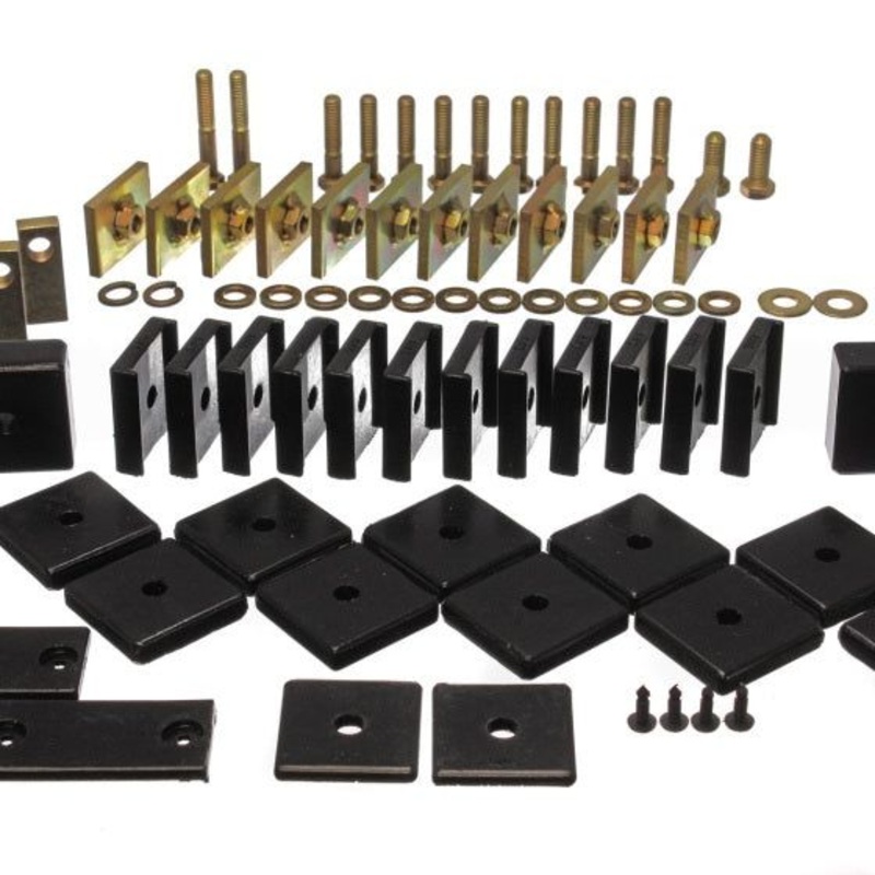 Energy Suspension Toy Land Cruiser Bodymount Set - Black