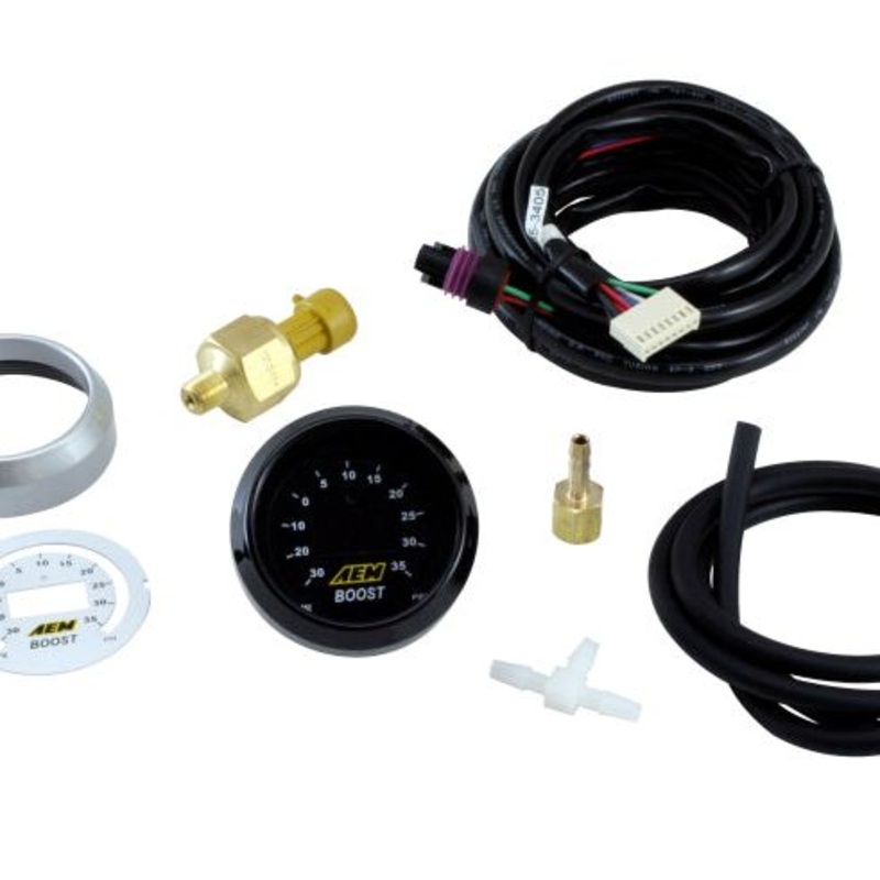 AEM 52mm Boost Digital Gauge -30-35psi