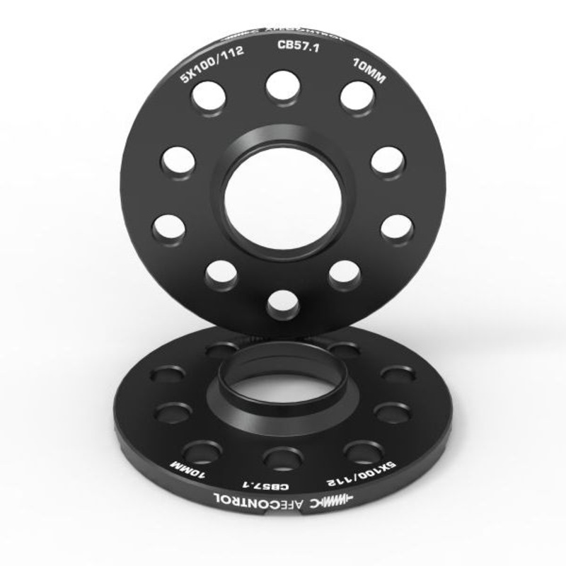 aFe CONTROL Billet Aluminum Wheel Spacers 5x100/112 CB57.1 10mm - Volkswagen/Audi