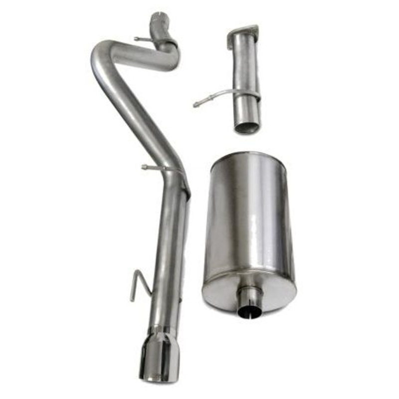 Corsa 2006-2008 Chevrolet Trailblazer SS 6.0L V8 Polished Sport Cat-Back Exhaust