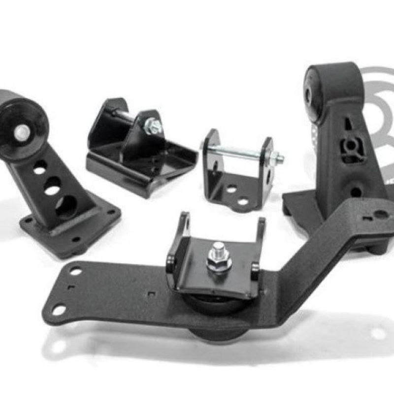 Innovative 00-09 Honda S2000 K-Series Black Steel Mounts 75A Bushings