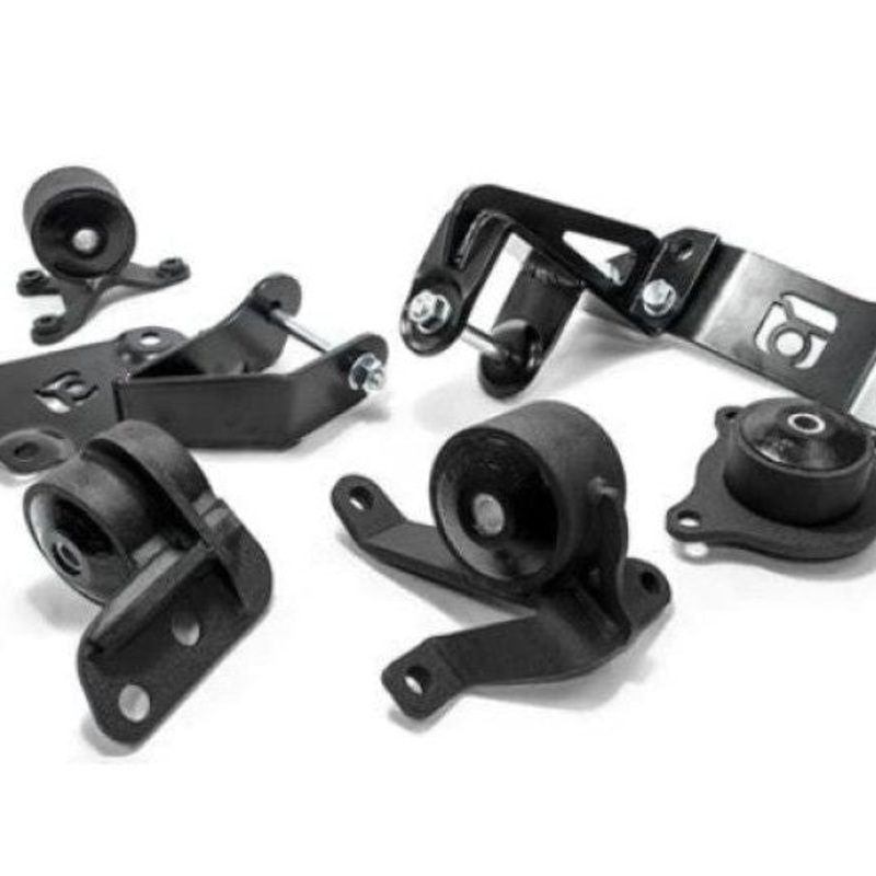 Innovative 01-05 Civic K-Series Black Steel Mounts 75A Bushings (Not K24 Trans)