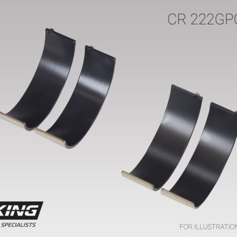 King BMW N55B30A Sputter Replacement Rod Bearing Set - Size STD (2 Pair)