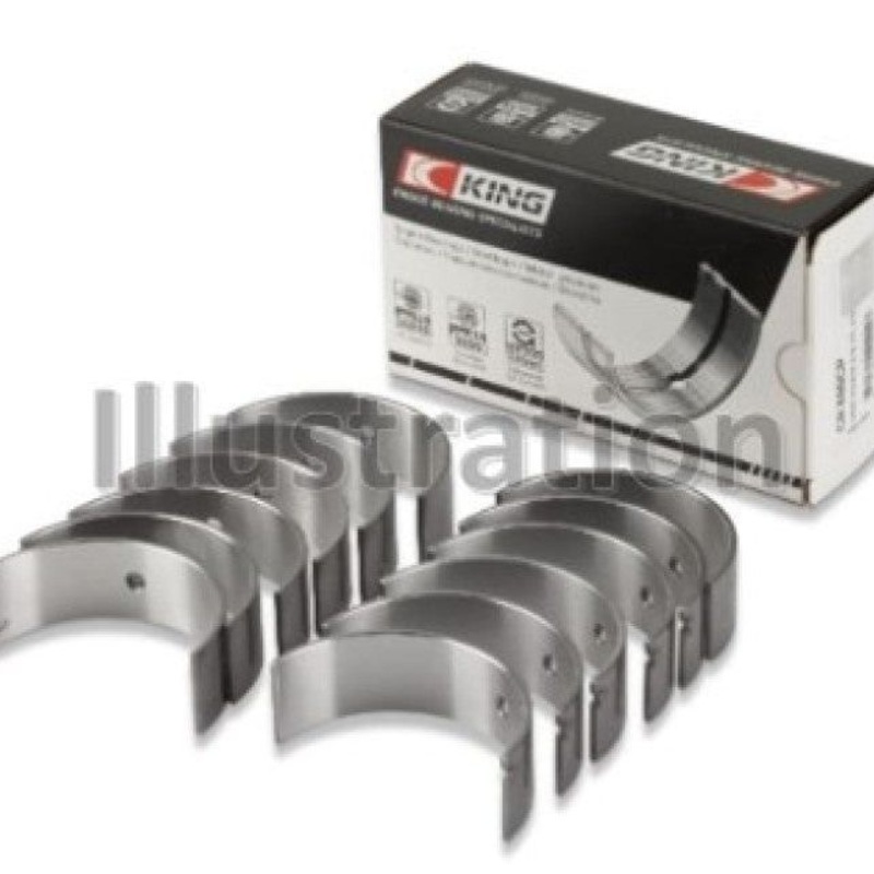 King Mitsubishi 181CI 3.0L 6G72 V6/152CI 2.5L 6G73 V6 Rod Bearing Set - Size STD