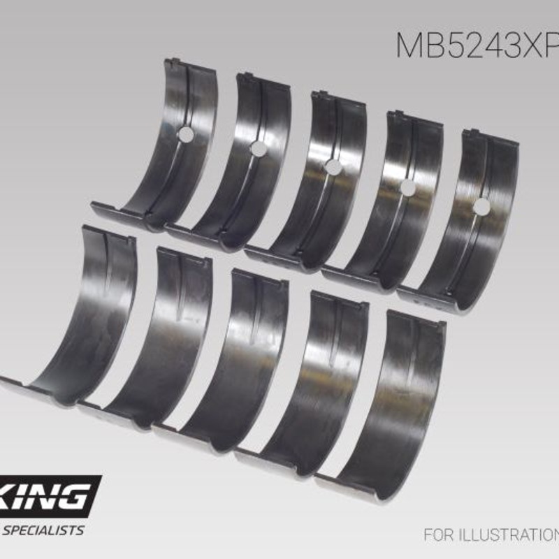 King Nissan SR20DE/DET (2.0L) Performance Coated Main Bearing Set - Size STD