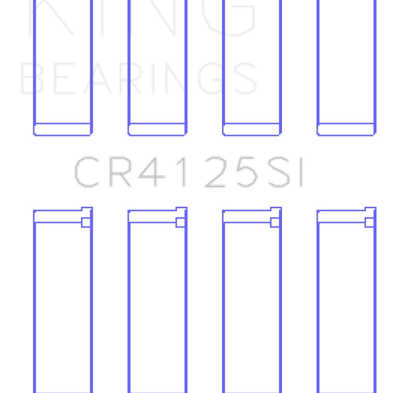 King Subaru EJ20/EJ22/EJ25 (Including Turbo) Silicone Bi-Metal Alum Rod Bearing Set - Size STD