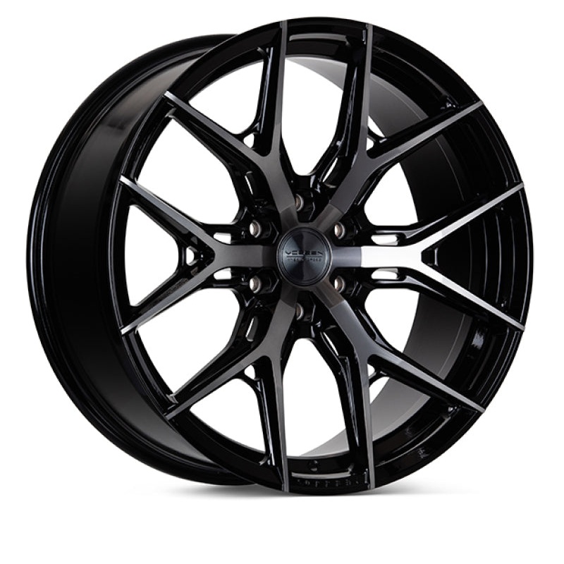 Vossen HF6-4 22x9.5 / 6x135 / ET20 / Deep Face / 87.1 - Tinted Gloss Black Wheel