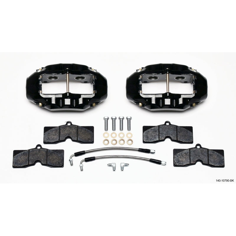 Wilwood D8-4 Rear Caliper Kit Black Corvette C2 / C3 65-82