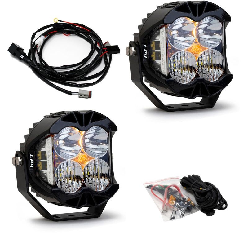 Baja Designs LP4 Pro Driving/Combo LED - Clear (Pair)