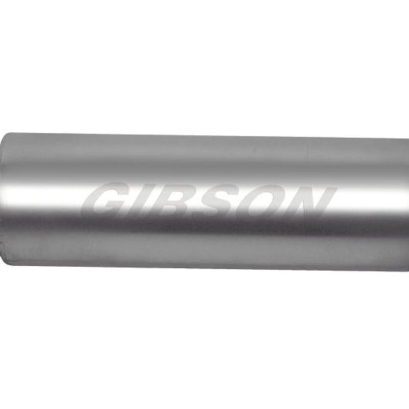 Gibson MWA Superflow Center/Center Round Muffler - 5x10in/3in Inlet/3in Outlet - Stainless