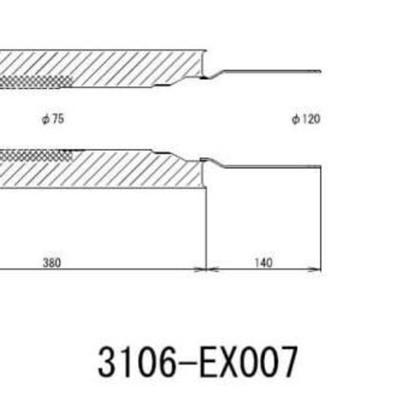 HKS Universal SS Hi-Power Muffler (120mm tip / 75mm piping) (SUS304 NO COATING)