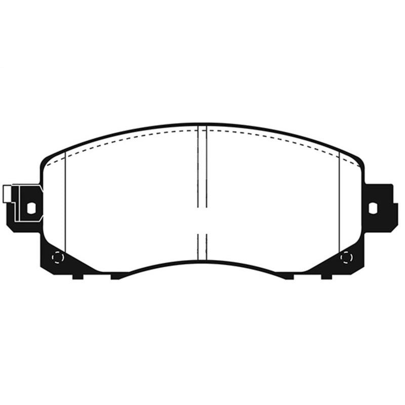 EBC 2018+ Subaru Crosstrek Redstuff Front Brake Pads