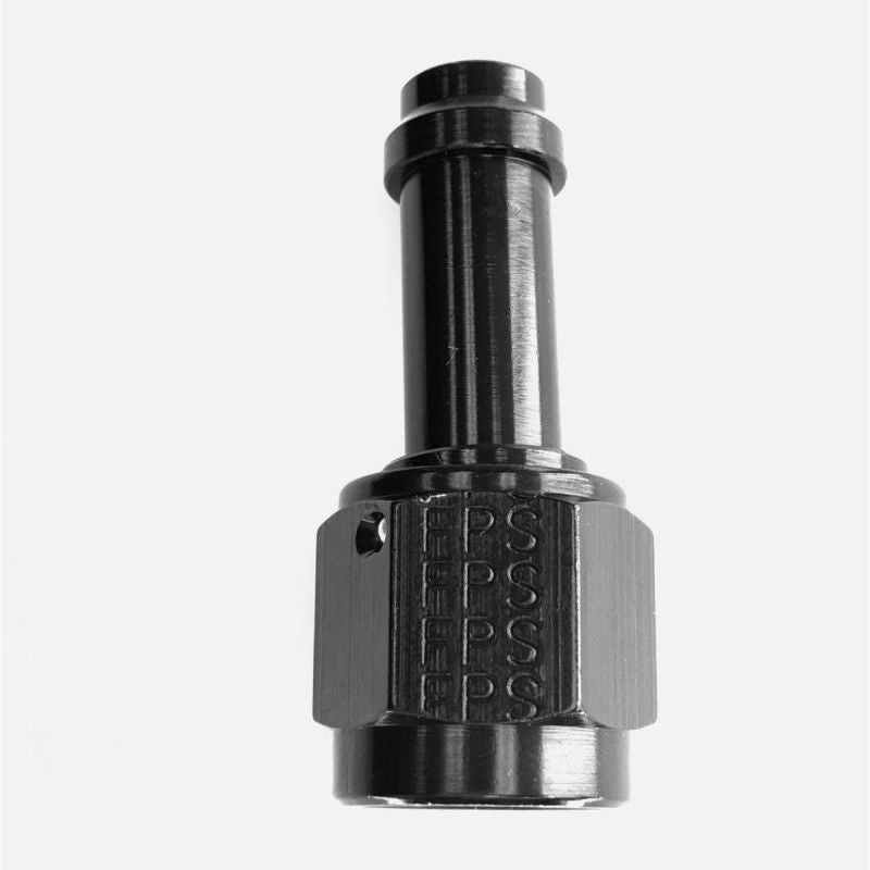 Fragola -6AN Straight EZ Street Hose End Black