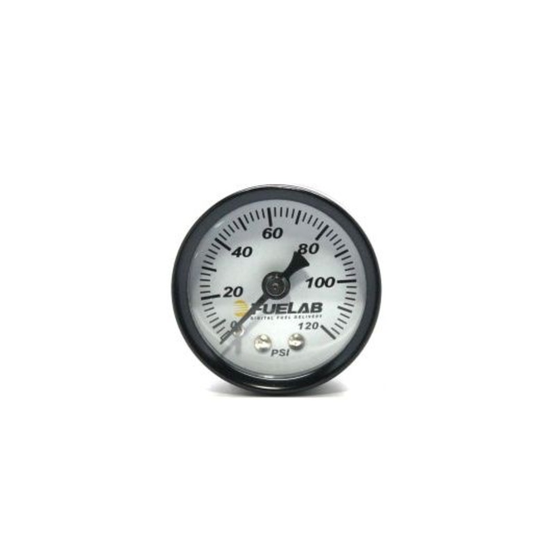 Fuelab 1.5in Fuel Pressure Gauge - EFI - Range 0-120 PSI