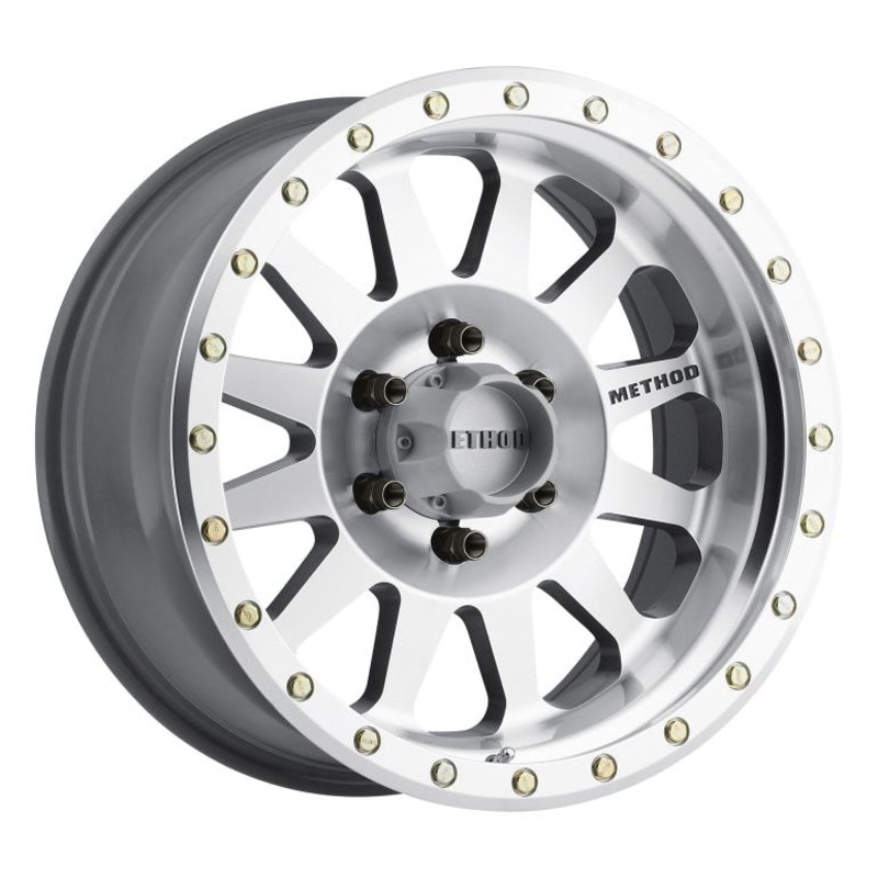 Method MR304 Double Standard 17x8.5 0mm Offset 6x135 94mm CB Machined/Clear Coat Wheel
