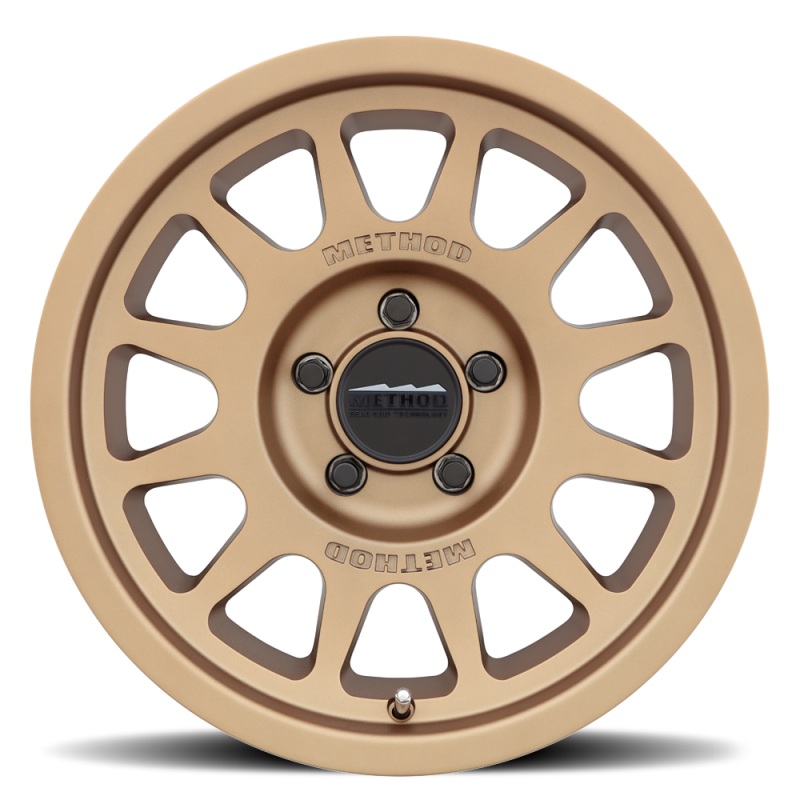 Method MR703 17x8.5 0mm Offset 5x5 71.5mm CB Method Bronze Wheel