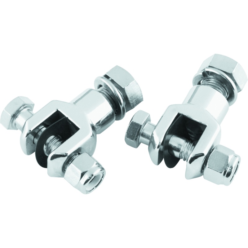Bikers Choice L72-98 BT & XL Chrome Footpeg Clevis With Hardware 1/2-20 Male Peg Pr