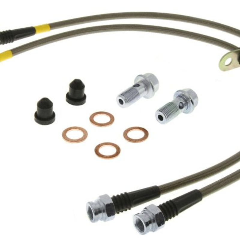 StopTech 00-04 Ferrari F360/04-05 F360 Stradale/96-02 Maranello Front Stainless Steel Brake Line Kit